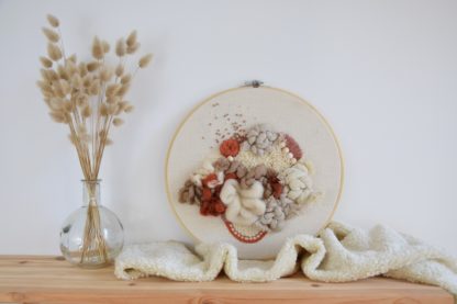 Tableau textile décoratif "Brique & Sable" – Image 2