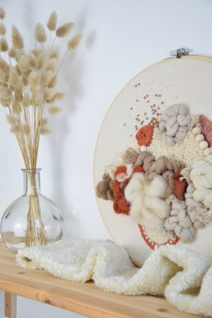 Tableau textile décoratif "Brique & Sable" – Image 3
