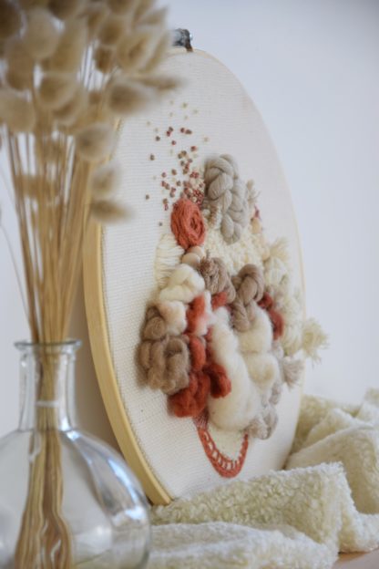 Tableau textile décoratif "Brique & Sable" – Image 4