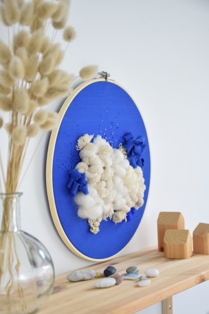 Tableaux textiles - Collection "BLUE THERAPY" – Image 3
