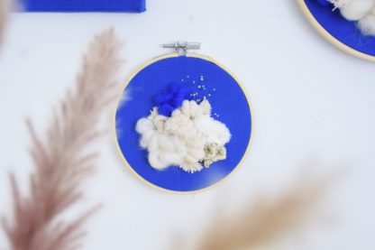 Tableaux textiles - Collection "BLUE THERAPY" – Image 6