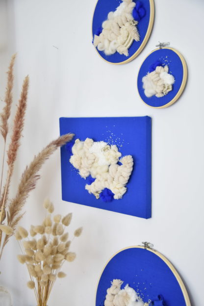 Tableaux textiles - Collection "BLUE THERAPY" – Image 5
