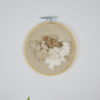 Tableau textile Beige et Blanc – Image 2