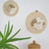 Tableau textile Beige et Blanc – Image 3