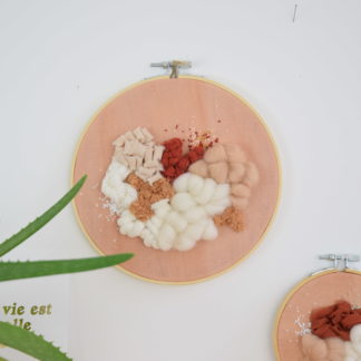 Tableau textile Terracotta