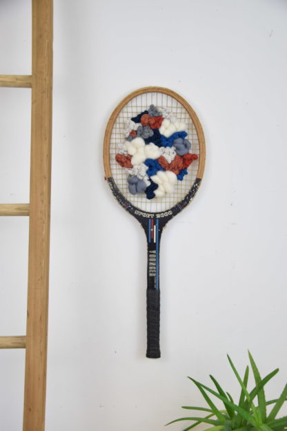 Raquette "Junior" tissée - Bleu – Image 3