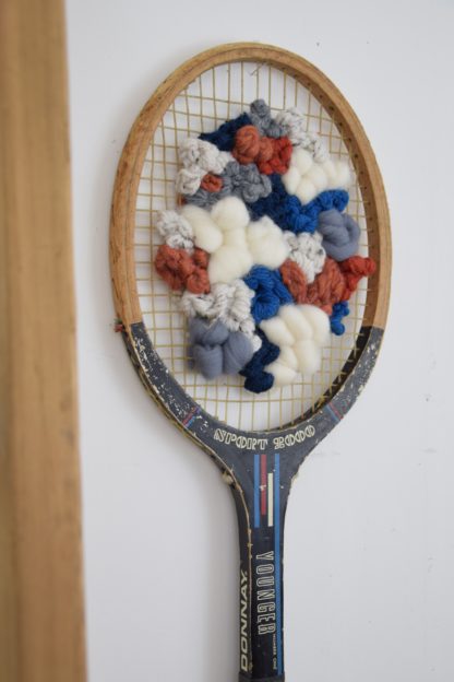 Raquette "Junior" tissée - Bleu – Image 2