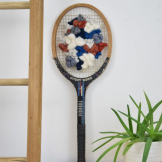 Raquette "Junior" tissée - Bleu