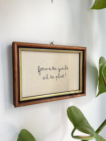 Broderie "ferme ta gueule, s'il te plaît" – Image 2