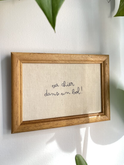 Broderie "va chier dans un bol" – Image 2
