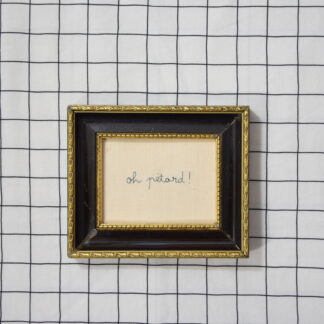 Broderie "oh pétard !"