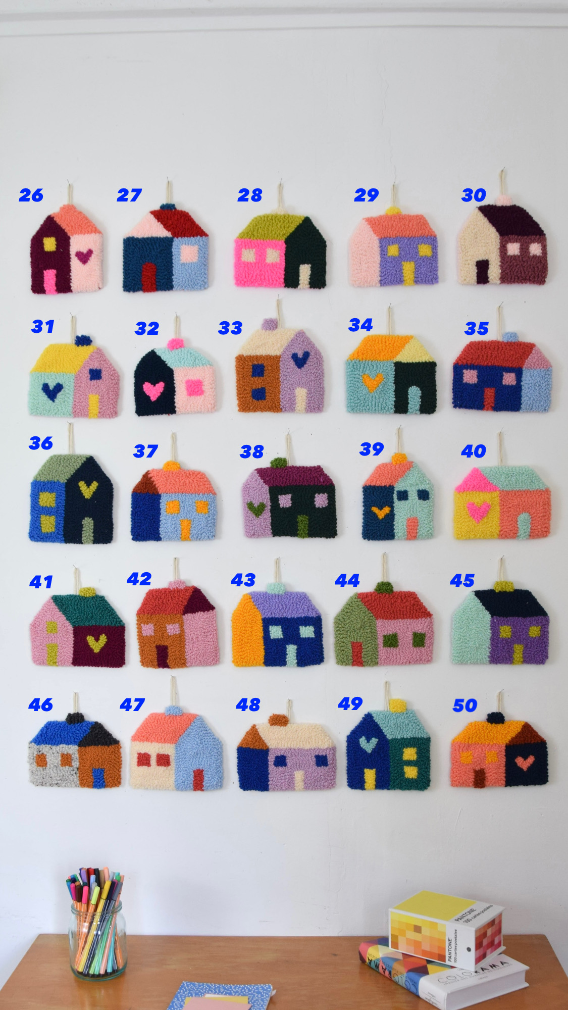 Maison en punch needle n°26 à 50/100 – Image 3