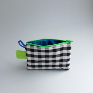 TIPOCHETTE MINI - Porte monnaie vichy & bleu