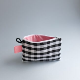 TIPOCHETTE MINI - Porte monnaie vichy & rose