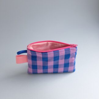 TIPOCHETTE MINI - Porte monnaie vichy bleu
