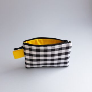 TIPOCHETTE MINI - Porte monnaie vichy & jaune