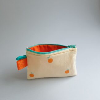 TIPOCHETTE MINI - Porte monnaie motifs "clémentines"