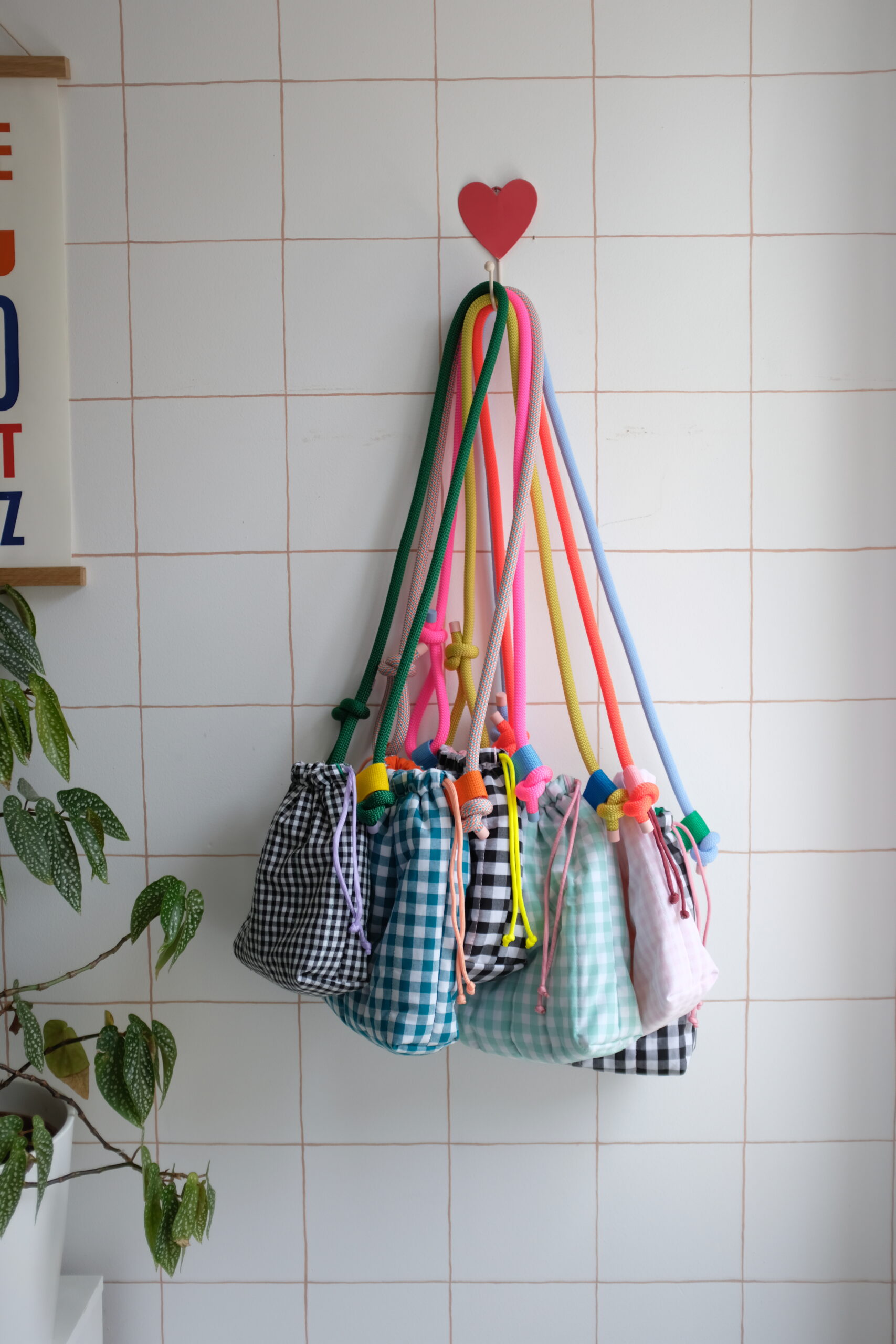 POTISAC - Petit sac Vichy cordon Vert – Image 3