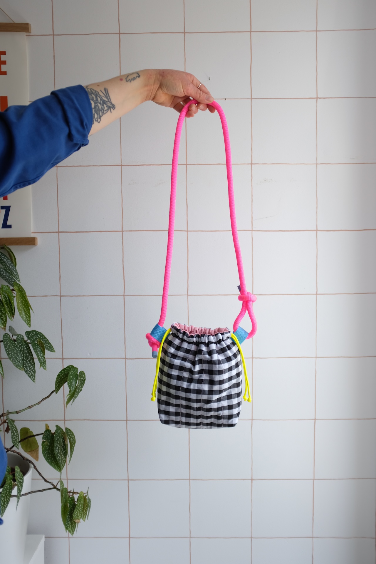 POTISAC - Petit sac Vichy & Rose
